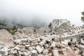 Ruin of the amphitheater of the ancient city of Termessos, Turkey, Antalya