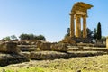 Ruin of ancient Greek temple. Agrigento, Sicily island Royalty Free Stock Photo