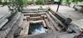 Ruin and Ancient Holy Pool & x28;kund& x29; in Junji Maharaj Temple Chittorgarh, Rajasthan, India