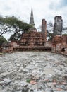 The ruin of the ancient large pagoda.