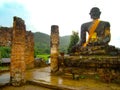 Ruin of Buddhist temple, north Laos