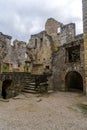 Ruin of the castle Beaufort near the village Echternach at Luxembourg