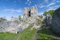 Zrúcanina hradu Gymes - nádvorie