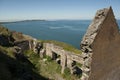 Ruin at Cliffwalk between Bray and Greystone, Ireland