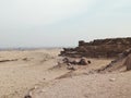 Ruin in the desert of Egypt