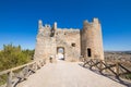 Ruin of the door in castle of Penaranda de Duero Royalty Free Stock Photo