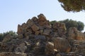 Ruin of Greek Temple Columns - Sicily, Italy Royalty Free Stock Photo