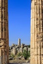 Ruin of Greek Temple Columns - Sicily, Italy Royalty Free Stock Photo