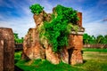 A ruin historical red fort