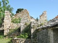 Ruin of a historical village Humac Royalty Free Stock Photo