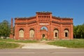 Ruin of Karosta Naval Port Manege, front facade