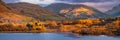 The ruin of Kilchurn Castle, Highland mountains and Loch Awe, Scotland. Royalty Free Stock Photo