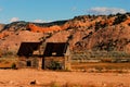 Arizona- A Ruin of an Historic Log Cabin Royalty Free Stock Photo
