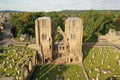 Ruin of medieval Elgin cathedral in Scotland