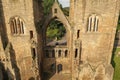 Ruin of medieval Elgin cathedral in Scotland