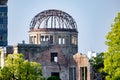 A-Bomb Dome in Hiroshima\'s Peace Memorial Park, remnant of a building that was not completely destroyed by the atomic bomb.