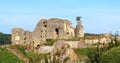 Ruin of the mountain castle Valkenburg in Limburg, Netherlands Royalty Free Stock Photo