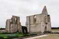 The ruin of the old abbey in the Island of Re