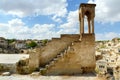 Ruin of old house in Ortahisar. Cappadocia. Turkey Royalty Free Stock Photo