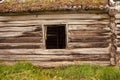 Ruin of old log cabin Royalty Free Stock Photo