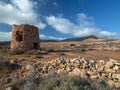 Ruin of an old windmill - Fuerteventura - Canary Islands