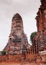 Ruin pagoda of Wat Chai Watthanaram, Ayutthaya, Thailand