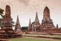 Ruin pagoda of Wat Chai Watthanaram, Ayutthaya, Thailand