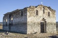 Ruin of rural church in dam Jrebchevo, Bulgaria