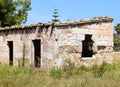 Ruin in a Spainsh ghost town Royalty Free Stock Photo