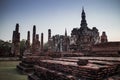 Ruin temple at Sukhothai Historical Park Royalty Free Stock Photo