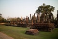 Ruin temple at Sukhothai Historical Park Royalty Free Stock Photo