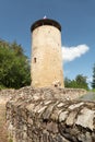 Ruin tower Burg Lowenstein. Royalty Free Stock Photo