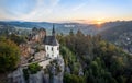 Ruin of Vranov Castle in Mala Skala, Czechia