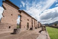 Ruinas Raqchi is a ruins and is located in Provincia de Canchis, Cusco, Peru. Royalty Free Stock Photo