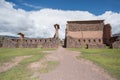 Ruinas Raqchi is a ruins and is located in Provincia de Canchis, Cusco, Peru. Royalty Free Stock Photo