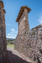 Ruinas Raqchi is a ruins and is located in Provincia de Canchis, Cusco, Peru. Royalty Free Stock Photo