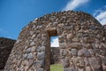 Ruinas Raqchi is a ruins and is located in Provincia de Canchis, Cusco, Peru. Royalty Free Stock Photo