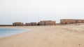 Ruined ancient old Arab building in Al Mafjar, Qatar