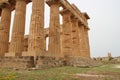 ruined ancient temple - selinunte - italy Royalty Free Stock Photo