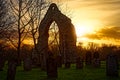 Ruined Arch at Sunset