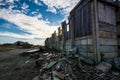 Ruined barn house Royalty Free Stock Photo