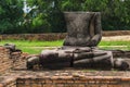 The broken Buddha. Royalty Free Stock Photo