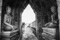 Ruined buddha sculpture of Prasat Nakhon Luang, forgotten former