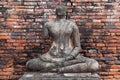 Ruined Buddha at Wat Chaiwatthanaram