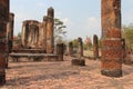 ruined buddhist temple (wat chetuphon) - sukhothai - thailand Royalty Free Stock Photo