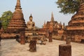 ruined buddhist temple (wat mahathat) - sukhothai - thailand