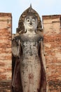 ruined buddhist temple (wat mahathat) - sukhothai - thailand Royalty Free Stock Photo