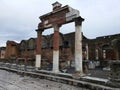 Ruined building in Pompeii Royalty Free Stock Photo