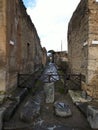 Ruined building in Pompeii Royalty Free Stock Photo