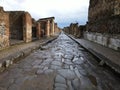 Ruined building in Pompeii Royalty Free Stock Photo